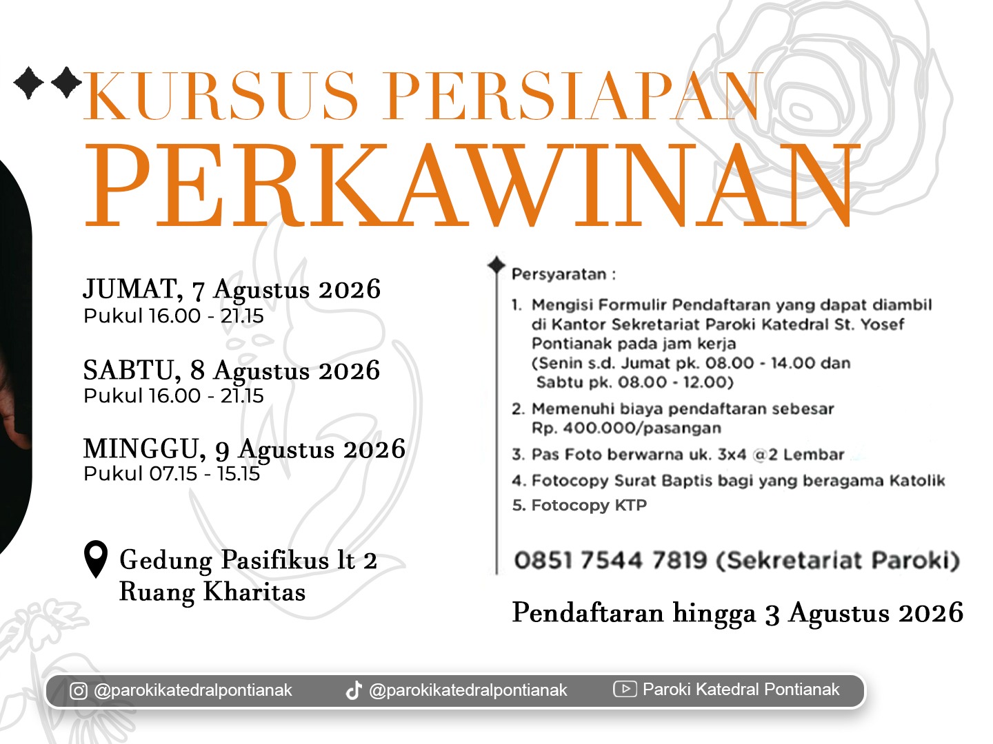 Kursus Persiapan Perkawinan Angkatan 21 Paroki Katedral St. Yosef Pontianak